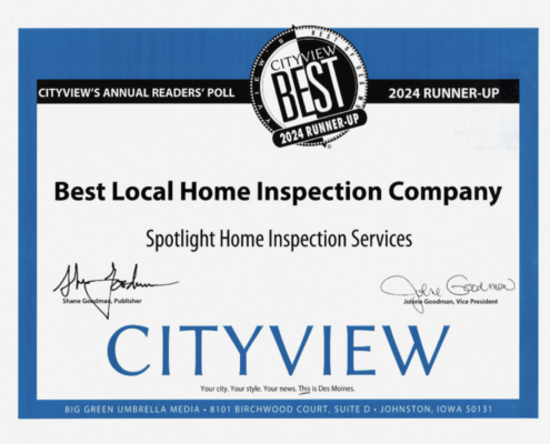 Best Local Home Inspection Company 2024. City View Award